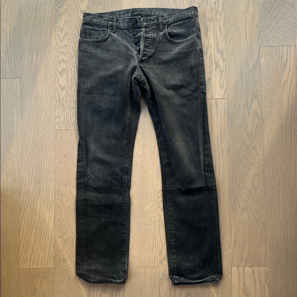 Dior Men's Black Straight Jeans